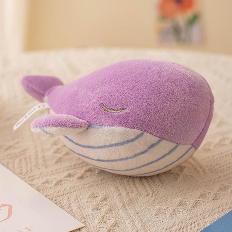 Porpoise & Whale Plush Keychain: Dolphin Doll Bag Charm Stuffed Animal