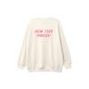 New MLB New York Yankees Sweatshirts Unisex Ivory White 31MT04941-50I
