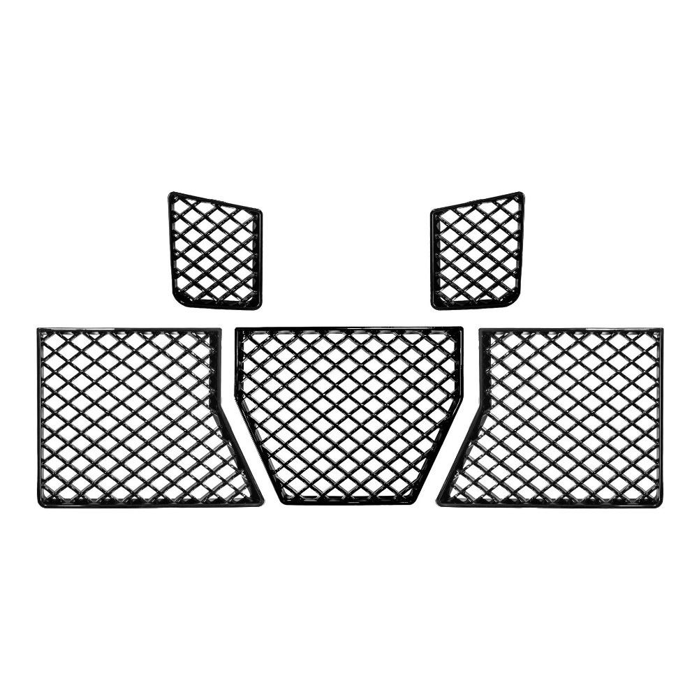 5pcs Mesh Grille Guards For Front Bumper Grille Lower Center Decorative Frame For BMW G87 M2 2023-2025 For Radiator Cooling Part