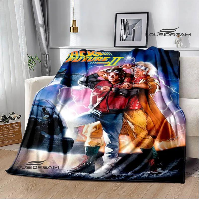 Movie Back To The Future blankets picnic blanket Warm Flannel blankets Soft and comfortable blanket bed linings Birthday Gift