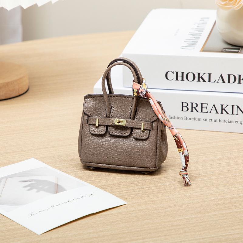 Платиновый мини-подвеска кошелек для монет и ключница - Креативный, милый шарм