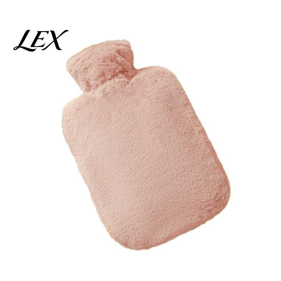Durable Heat Pack PVC Hot Water Bottle with Plush Cover, 1000/2000ML Leakproof Bag, 2000ML Cold Compress Pouch for Shoulder, Back, Hand, Legs, Period