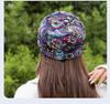 Korean Style Floral Baseball Cap – Women’s Soft Brim Ethnic Design for Autumn/Winter