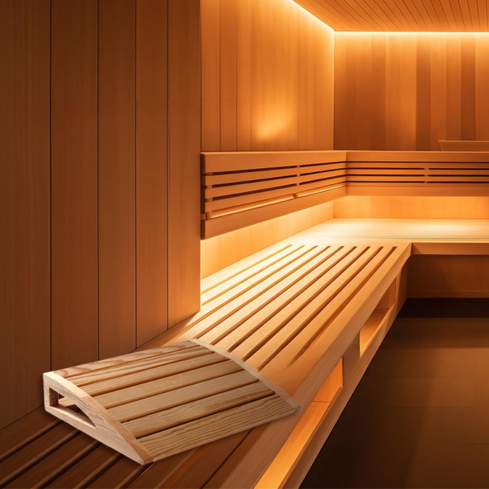 Sauna Headrest Wooden Headrest Modern Minimalist Style