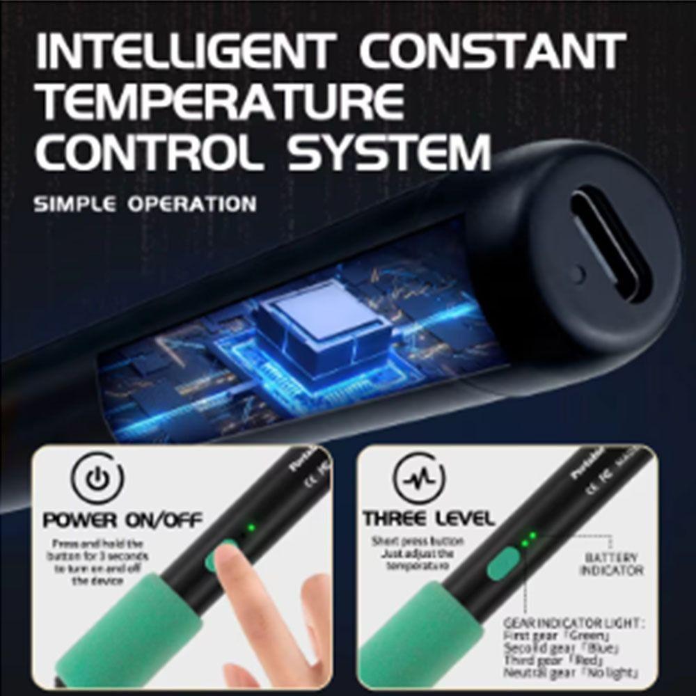 650mAh литиевый аккумулятор паяльник набор USB зарядка электрический паяльник сварка ремонт