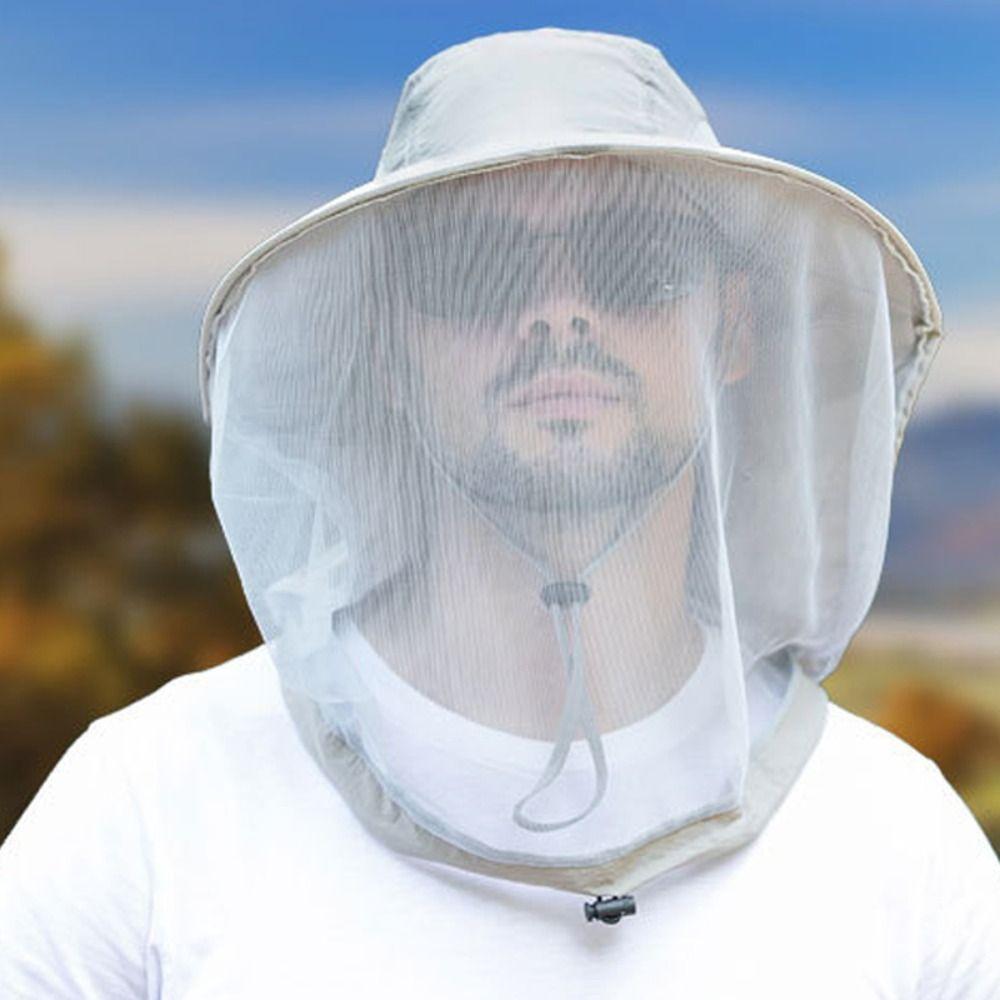 Outdoor Sunscreen Fishing Sun Cap Face Neck Protection Bucket Hat Insect Proof Cap  Jungle Farm