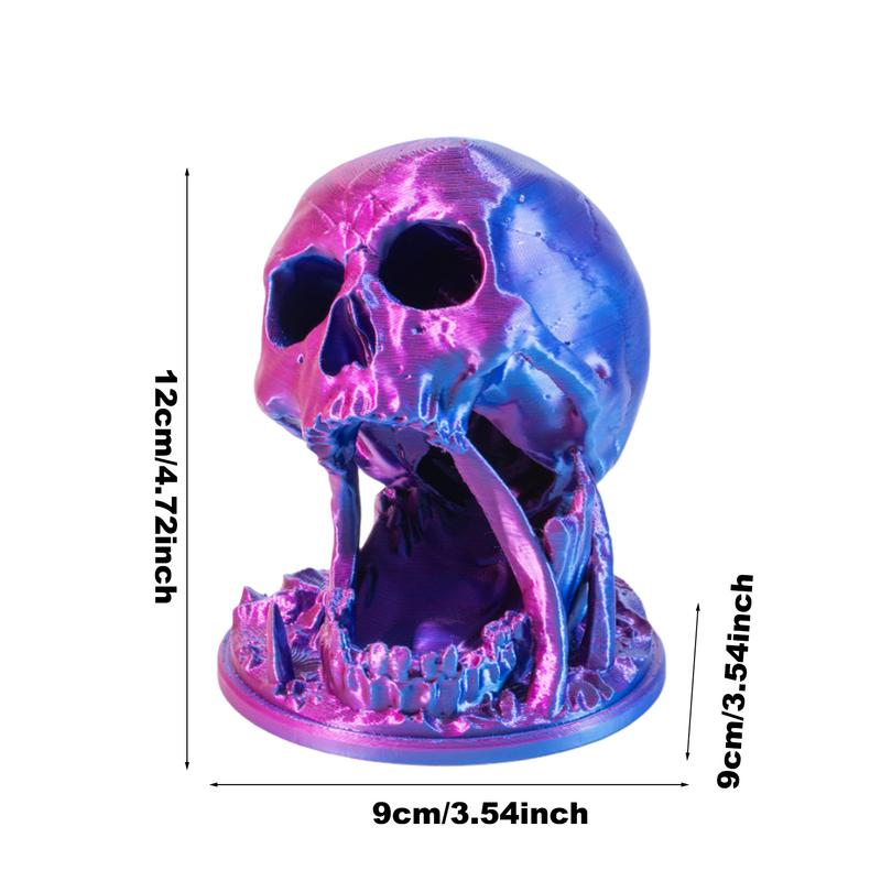Башня для кубиков в виде черепа Реалистичная фигурка-украшение в виде черепа Башня для ролевых кубиков Ретро башня для кубиков-скелетов Декор для рабочего стола на Хэллоуин
