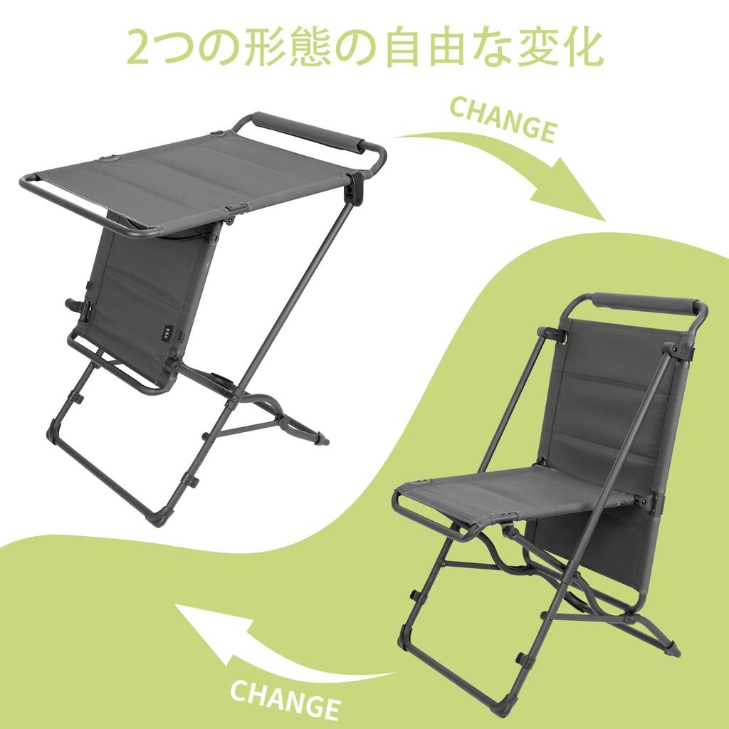 NewB Folding Camping Table Desk Height 70 Outdoor Portable Chair Lightweight High Veranda Chair Compact Kermit Portable Side Desk Side Table Foldable