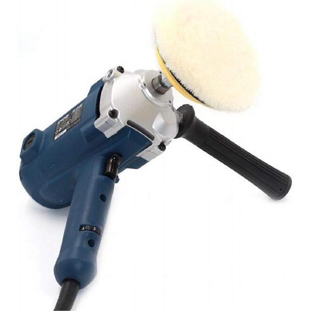 Wool Polishing Pad 5 Inches Soft Sheepskin Buffing Pads With Hook And Loop Back Wool Cutting Pad For Car, Furniture, Glass And So On (Pack Of 2)