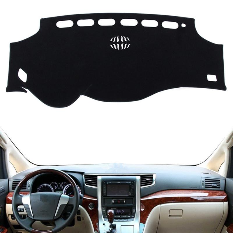 Для Toyota Alphard Vellfire 2008 2009 2010 2011-2017 Коврик на панель приборов Накладка на торпедо Коврик-подкладка Козырек от солнца Ковер на приборную панель Автоаксессуары