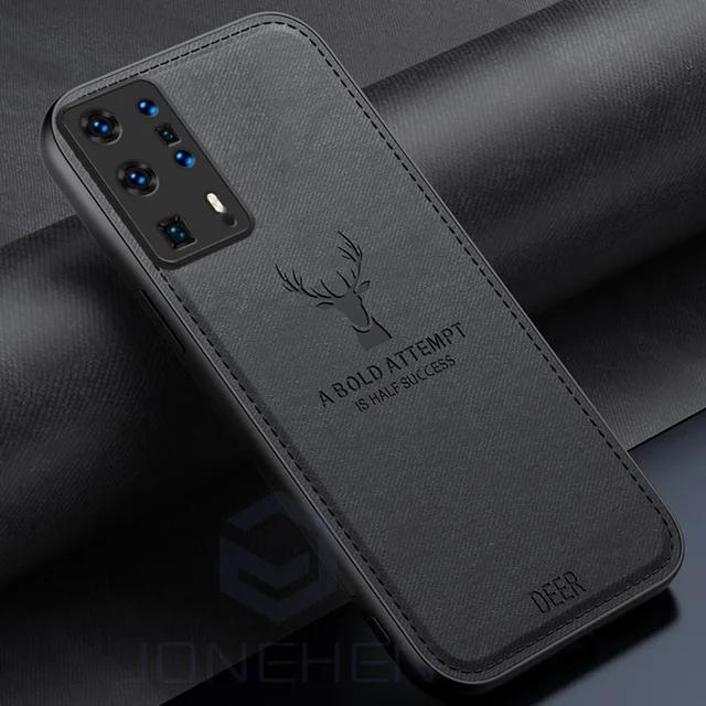Тканевый чехол с оленем для телефона Huawei Mate 10 20 30 40 50 60 P20 P30 Lite P40 P60 Pro P70 ультра противоударный мягкий силиконовый чехол