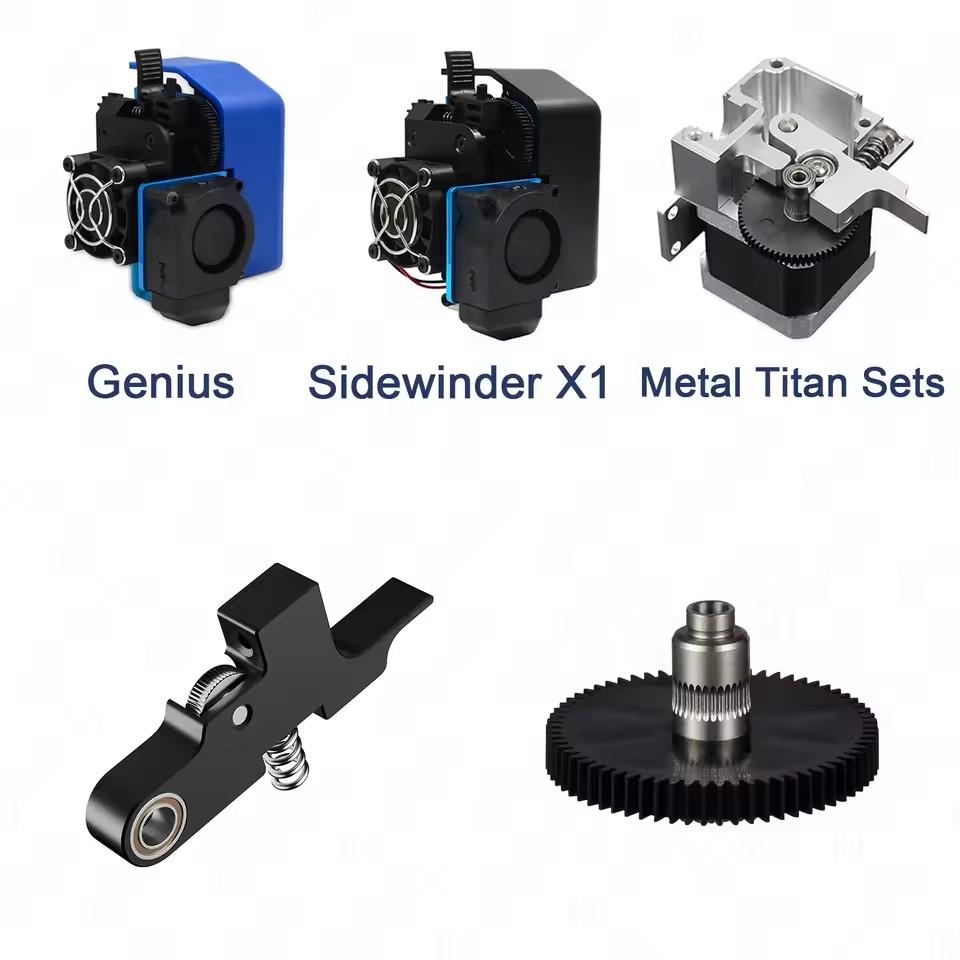 Новый улучшенный металлический экструдер 1,75 мм с рычагом уровня для Artillery Genius Sidewinder X1 X2 Hornet Titan Aero Экструдер Прижимное колесо