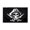 90x150cm Skull and Cross Crossbones Sabres Swords Pirate Dead Man's Chest Flags Home Wall Decoration