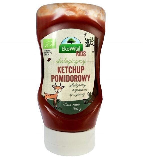 Ekowital mild tomato ketchup 310 g