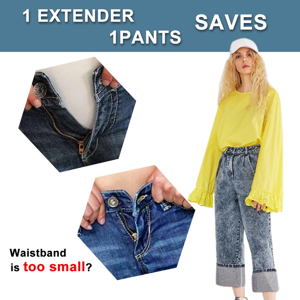 Waistband Clothes Fastener Jeans Waist Extension Snap Sewing Accessories Pants Extenders Buttons
