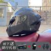 ECE/GB Certified Full Face Motorcycle Helmet With Bluetooth Intercom Men Women Use Large Rear Wing Stylish Design