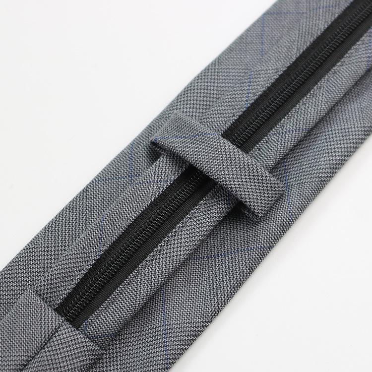 Галстук из хлопка мужской британский ретро клетчатый костюм джентльмена свадебный без узла на молнии узкий галстук