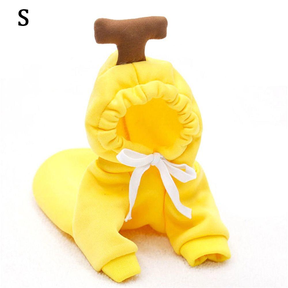 Новый зимний наряд, костюм для животных, зимняя одежда для собак, комбинезон для собак, пальто для щенков с фруктами, толстовка с капюшоном для домашних животных