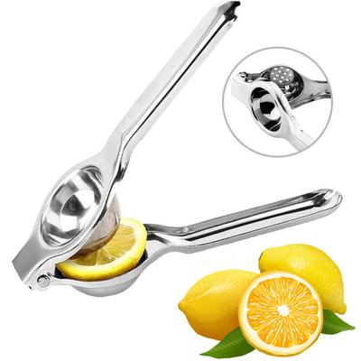 Ручная соковыжималка для лимона, пресс для фруктов, удобная рукоятка, нержавеющая сталь