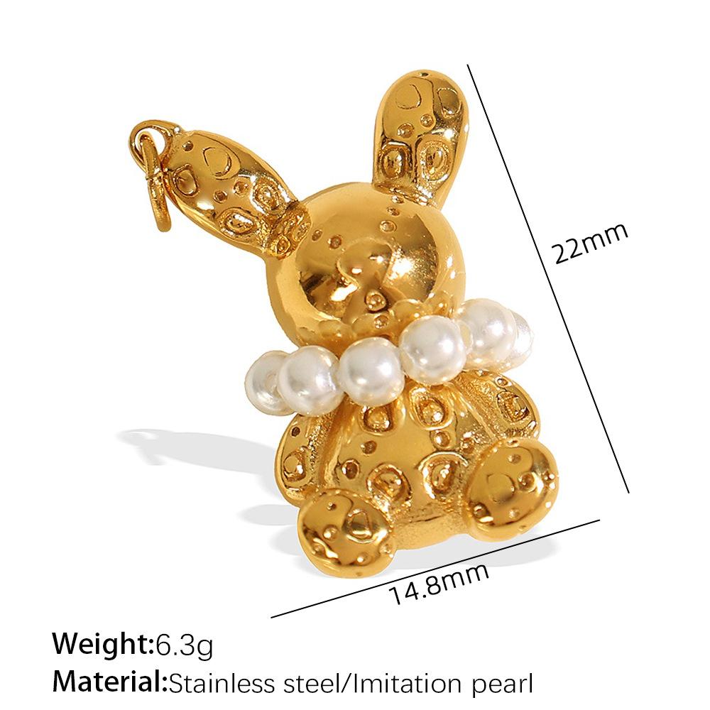 Exquisite Diy Diverse Diamond Pendant Accessories Stainless Steel Gold Plated Versatile Pendant Collection