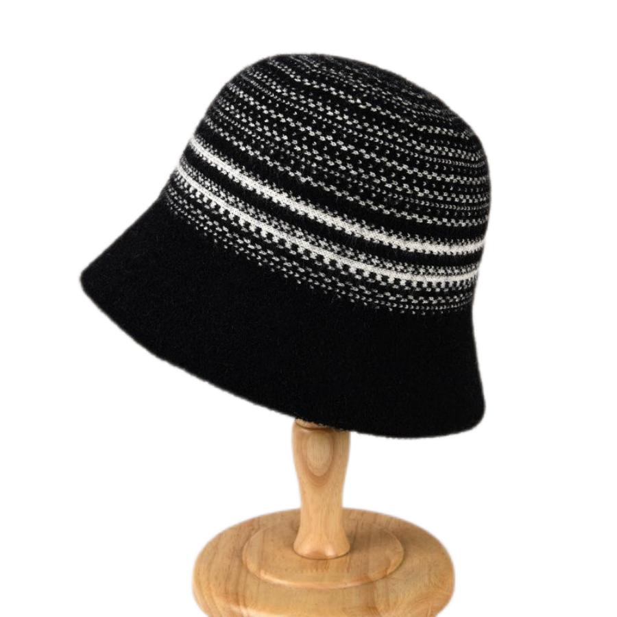 Зимняя новая роскошная брендовая панама для женщин, теплая, бархатная, клетчатая, кашемировая, шерстяная, панама, шапка для рыбалки, оптовая продажа