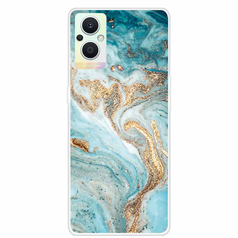 For Oppo Reno7 Lite Cases Reno 7Z Marble Clear Soft TPU Silicone Back Case For Oppo Reno 7Z 7 Z 5G Phone Cover Fundas Reno 7Lite