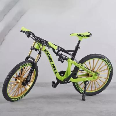 1:8 Модель игрушечного автомобиля для скоростного спуска на горном велосипеде, шарнирное рулевое управление, амортизация, имитация, украшения, подарки для детей