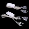 1Pc 3M Plug Extender Wire With Switch Eu/Us Plug For Led String Light Wedding Christmas Decor Led Garland Lights