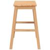 Bar Stools 2 pcs Solid Rubberwood