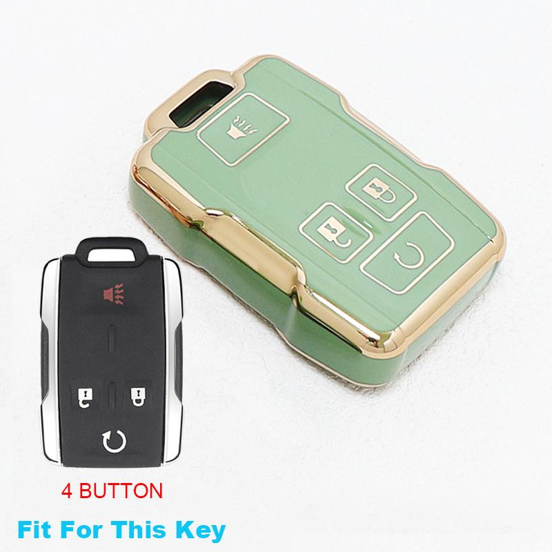 TPU Entry Case Remote Key Fob Shell for Chevrolet Silverado 1500 Colorado 2500 3500 Tahoe Suburban for GMC Sierra Canyon 2014