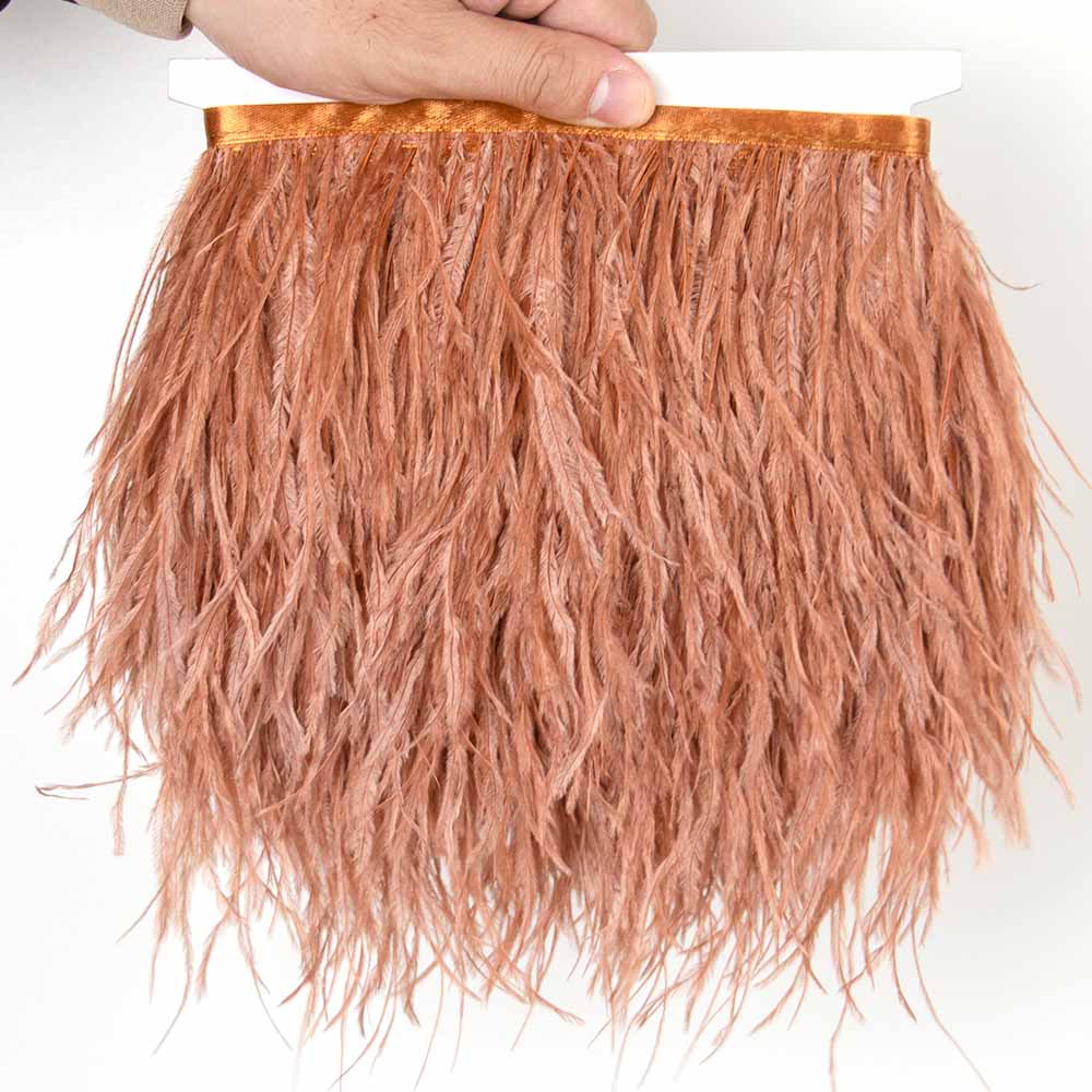 Перо 1 метр Красная отделка из страусиных перьев на тесьме Ленточная бахрома 8-10 см Ткань Юбка Швейные принадлежности Украшение для платья и одежды