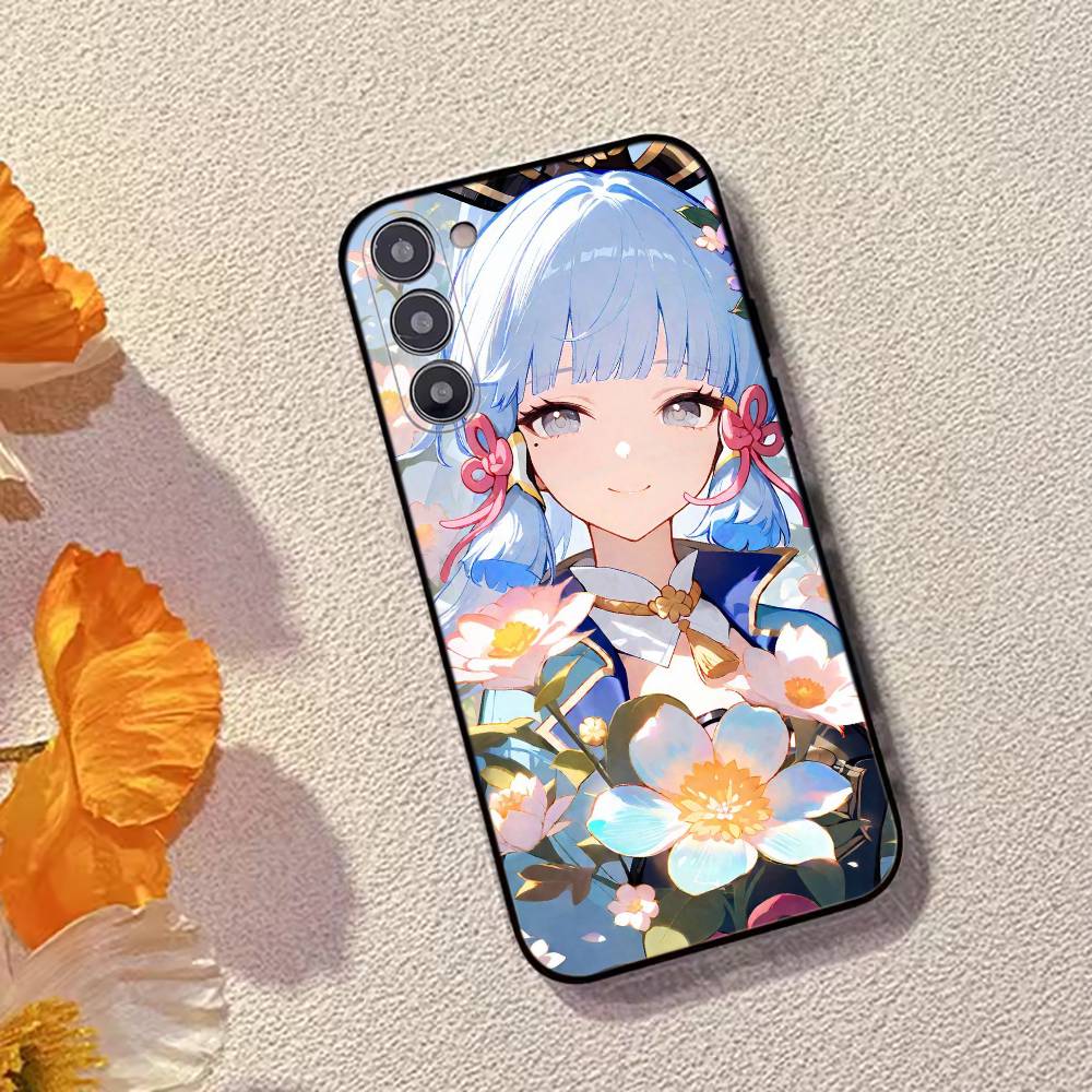 Чехол для телефона Genshin Impact K-Kamisato A-Ayaka Силиконовый Мягкий Для Samsung Galaxy A73,A72,A71,A70,A53,A52,A51
