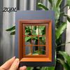 Studio Photo Props Window View Photography Prop, Paned Helper, Scene Background Frame Prop for Outdoor Pictures Travel Vacation Social Media