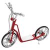 Red Model Scooter 1:10 Scale Sturdy Alloy Exquisite Colors High Simulation Eye Catching Die Cast