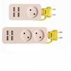 Розетка 1/2 с 4 портами USB, профессиональная розетка, адаптер питания, зарядное устройство, кабель 1,5 м для вилки европейского стандарта