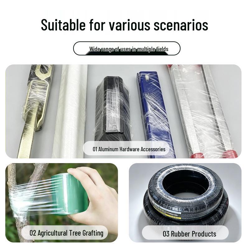 Transparent Self-Adhesive PVC Film for Fruit Tree Grafting and Electrical Wire Wrapping