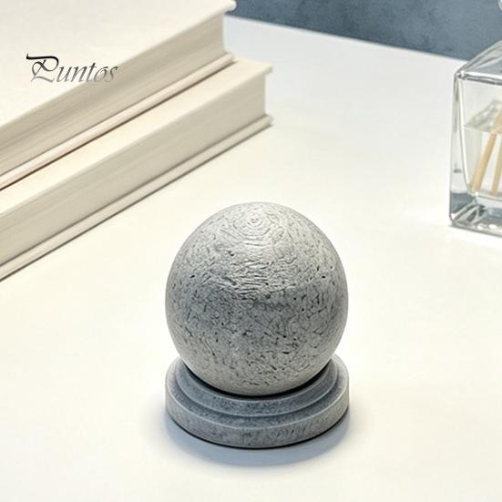 Креативный подарок для дома 3D-печатная каменный шар Шкатулка, Резьбовая сфера Контейнер Уникальное решение для рабочего стола Стол, Мини-круглый органайзер для украшений,