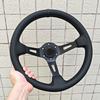JDM ЧЕРНАЯ ВЕРСИЯ Рулевое колесо Универсальное Модифицированное Автомобильное Глубокое Спортивное Рулевое колесо для Гонки