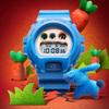 Casio Мужские кварцевые часы G-SHOCK с resin-корпусом, водозащитой 200 м, ударопрочностью, будильником DW-6900MTSS22-2PFM