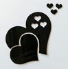 3D Зеркальные Наклейки на Стену Сердца Модные DIY Наклейки Самоклеящиеся LOVE Свадебный Фон Украшение Комнаты Обои