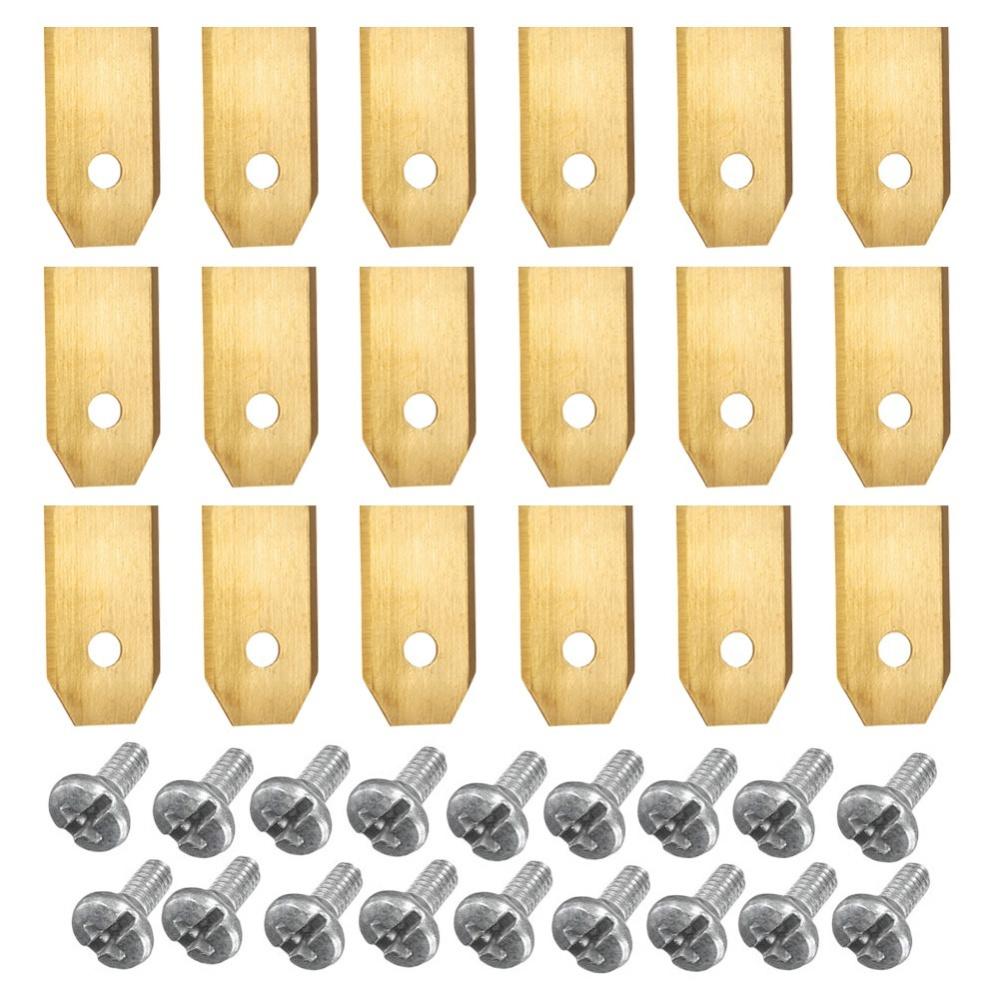 30 шт. Аксессуары для ремонта газонокосилки Лезвия из нержавеющей стали Запасные части 0,7 мм для Husqvarna Automower/Gardena