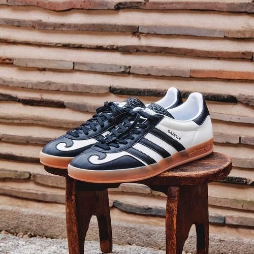 Adidas Gazelle Indoor Gatsin Pack - Белый Черный - IH9990