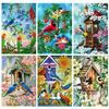 Full Square Diamond Embroidery Animal 5D DIY Diamond Painting Bird Christmas Decorations For Home Home Decor