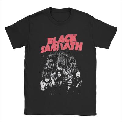 Юмористические черные футболки Cool Sabbaths для мужчин с круглым вырезом из чистого хлопка, футболки с коротким рукавом, топы для взрослых