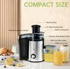 Large-Caliber Juicer for Household & Commercial - Separates Juice & Pulp, No-Cut Design for Fruits, Vegetables, Celery, Sugarcane, & Milk Tea