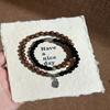 Wooden Beaded Lotus Bracelet Girl's New Chinese Style Bracelet Zen Niche Vintage Bracelet Girlfriend