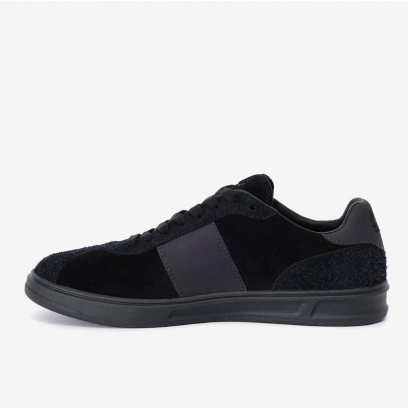 Fred Perry Черные замшевые кроссовки B4 Sfpm2438325 U73