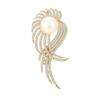 Angel Wings Pearl High-End Temperament Brooch Simple Atmosphere Retro Suit Corsage Coat Versatile Pin