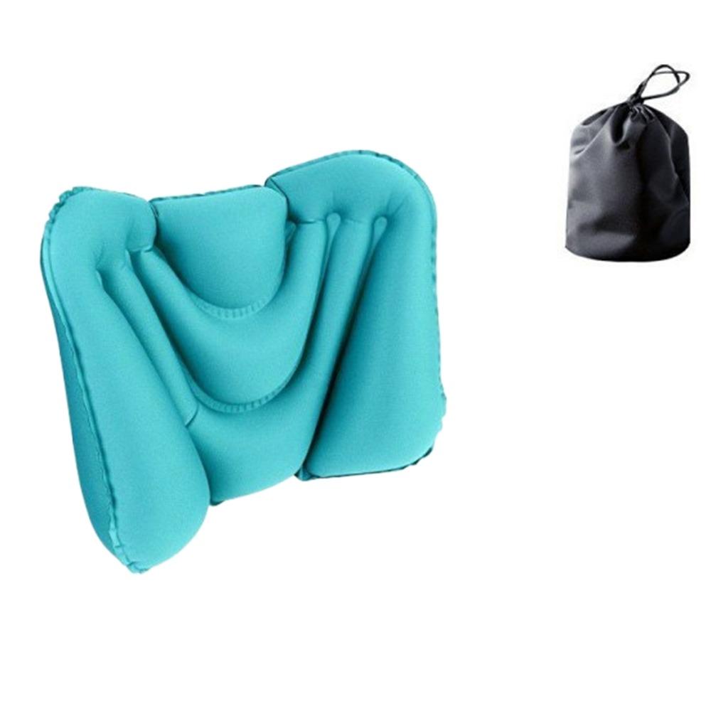 Waist Protection Inflatable Lumbar Pillow Inflatable Ultralight Chair Waist Cushion Comfortable Soft Cushion for Home Office Car