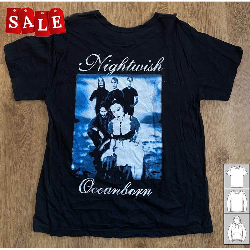 Горячий подарок Nightwish Oceanborn для друзей Черная футболка S235xl Rm48